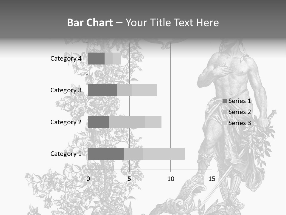 Ornament Art Black PowerPoint Template