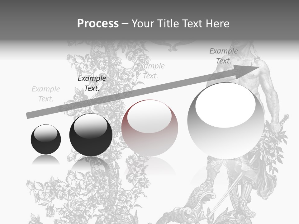 Ornament Art Black PowerPoint Template