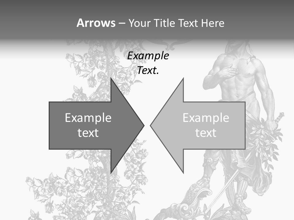 Ornament Art Black PowerPoint Template