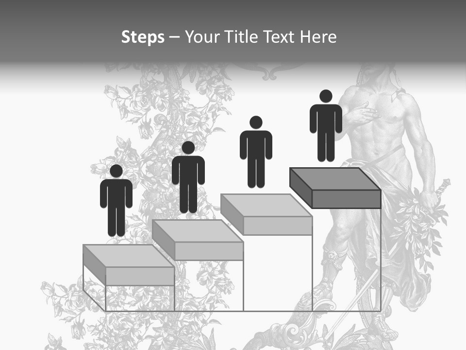 Ornament Art Black PowerPoint Template