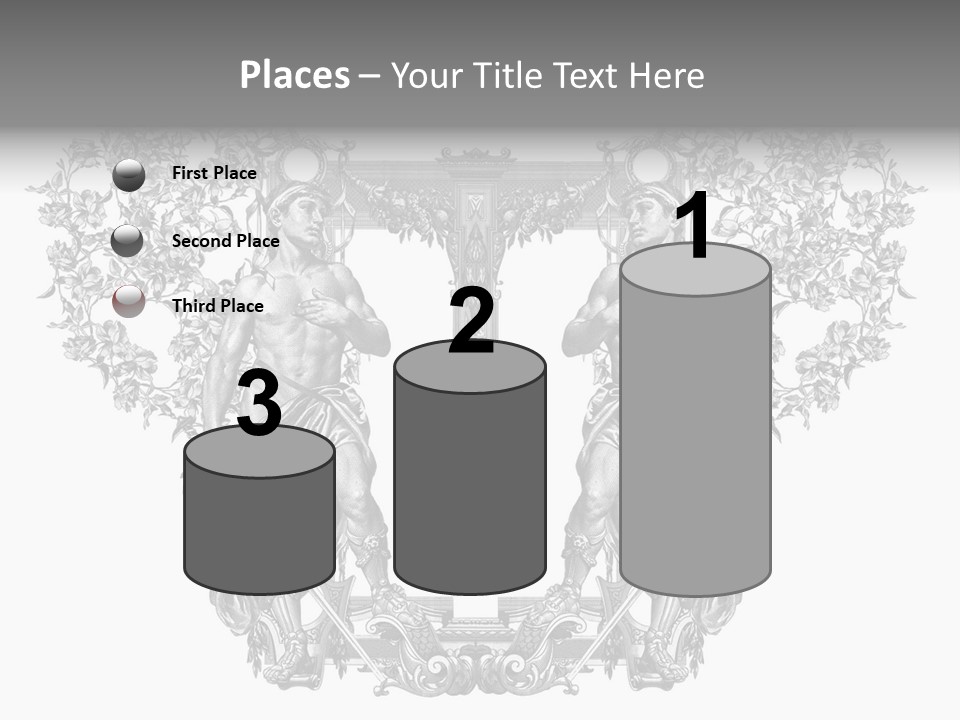 Rose Element Graphic PowerPoint Template