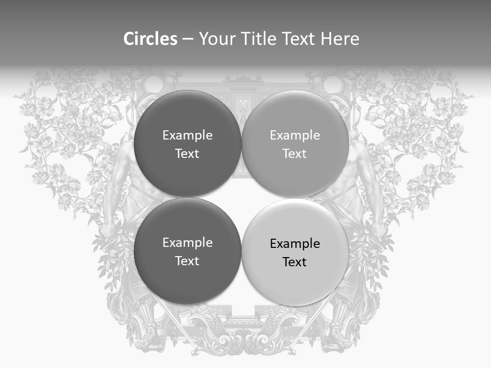 Rose Element Graphic PowerPoint Template