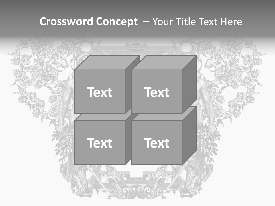 Rose Element Graphic PowerPoint Template