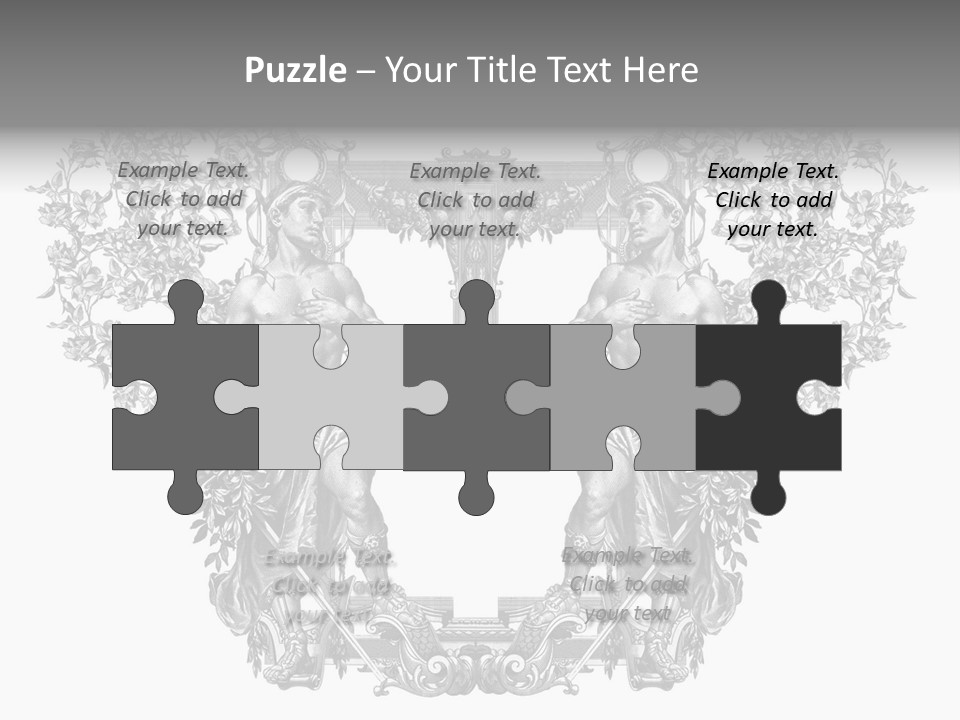 Rose Element Graphic PowerPoint Template