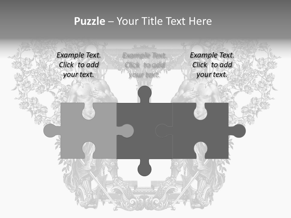 Rose Element Graphic PowerPoint Template