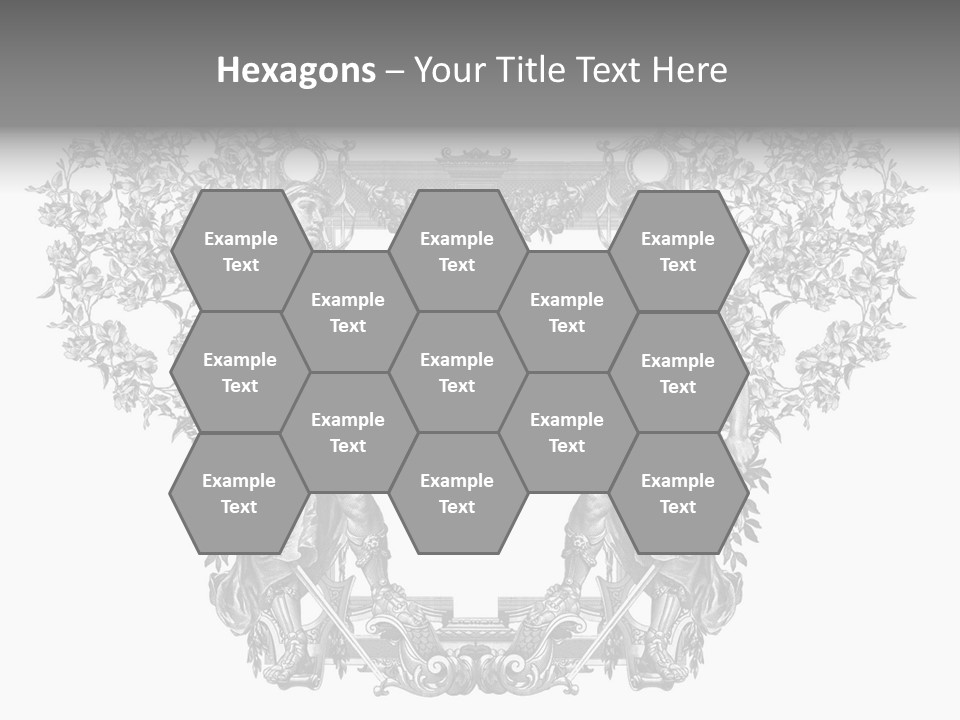 Rose Element Graphic PowerPoint Template