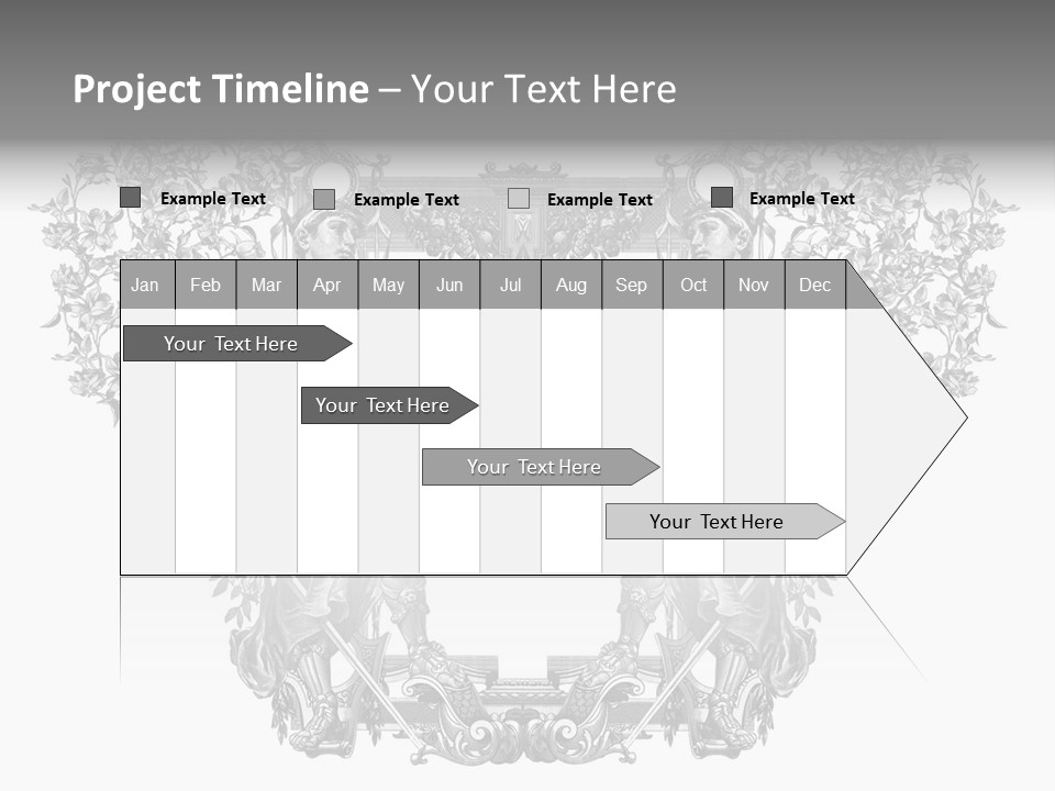 Rose Element Graphic PowerPoint Template