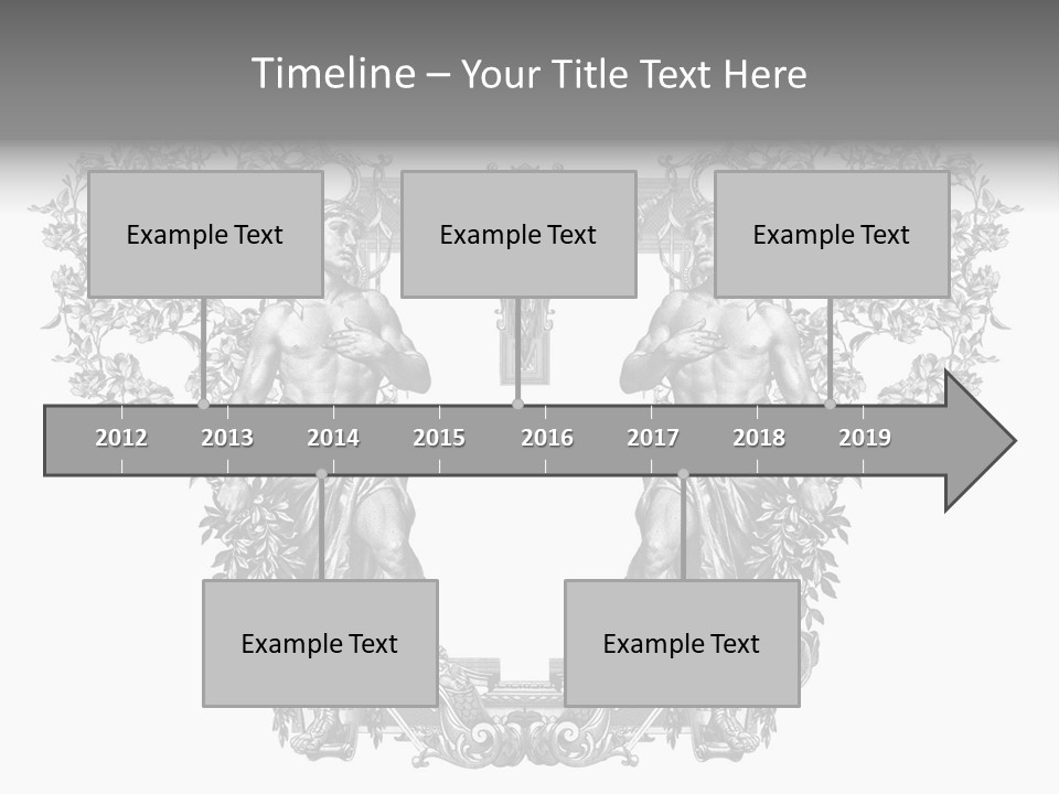 Rose Element Graphic PowerPoint Template