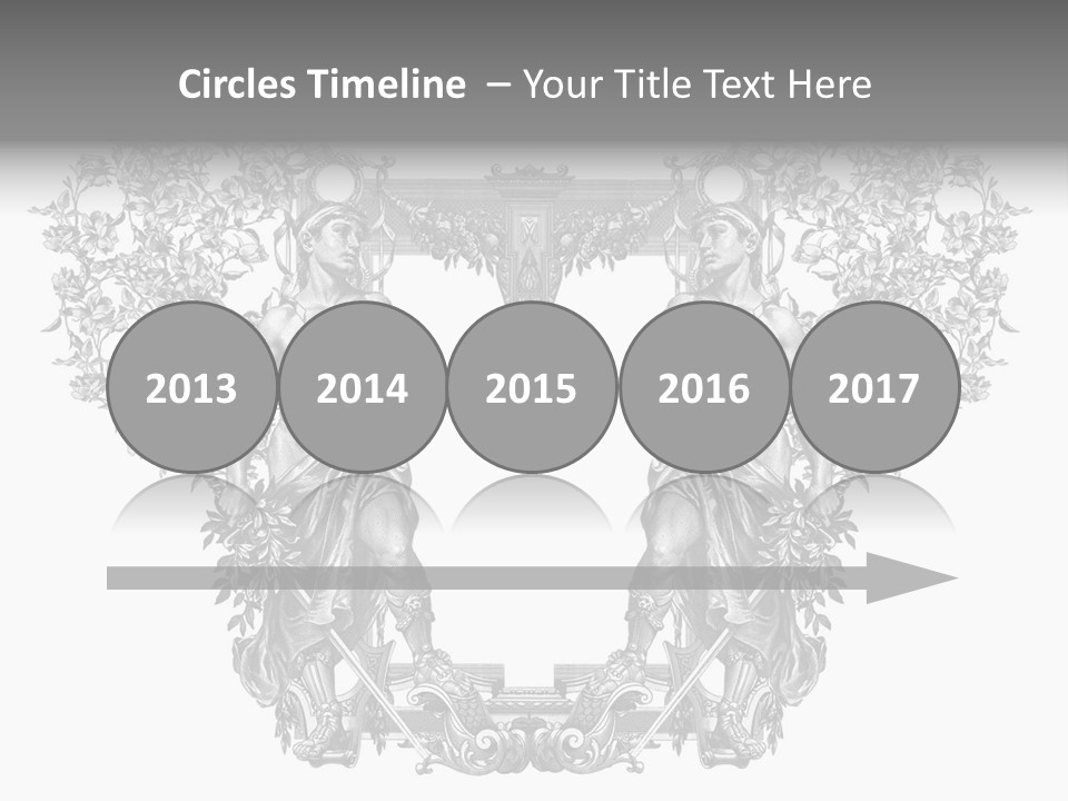 Rose Element Graphic PowerPoint Template