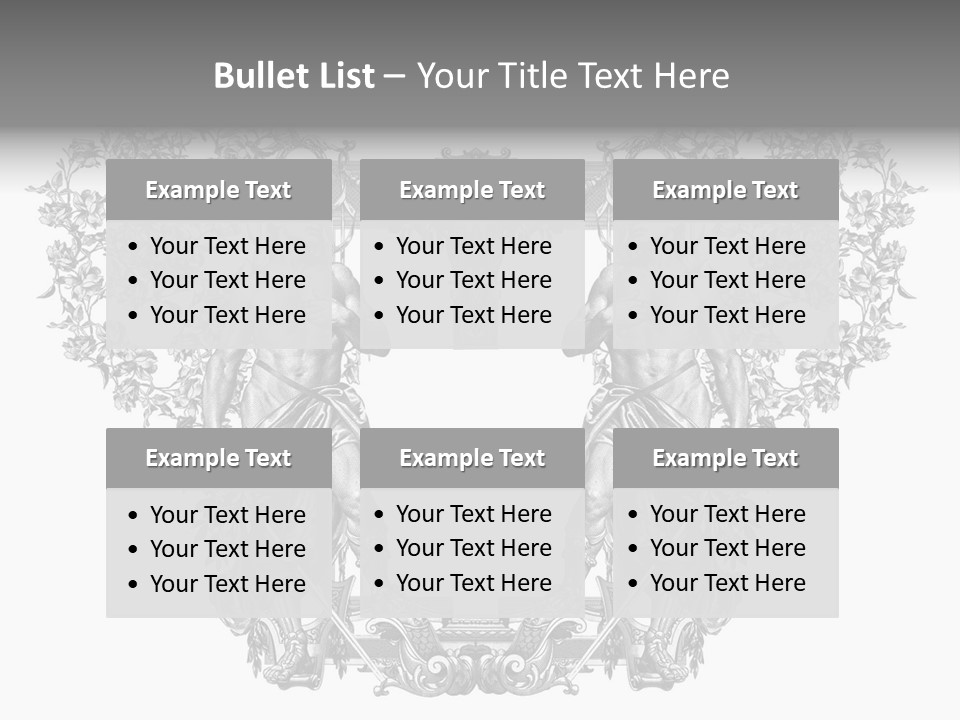 Rose Element Graphic PowerPoint Template