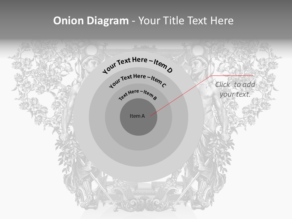 Rose Element Graphic PowerPoint Template