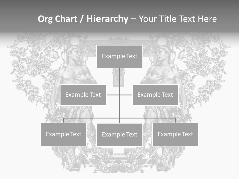 Rose Element Graphic PowerPoint Template