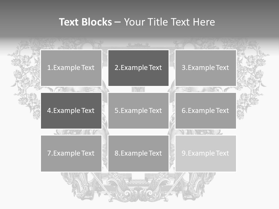 Rose Element Graphic PowerPoint Template