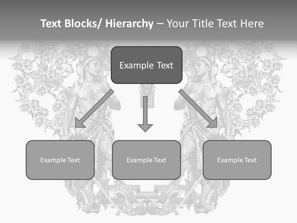 Rose Element Graphic PowerPoint Template