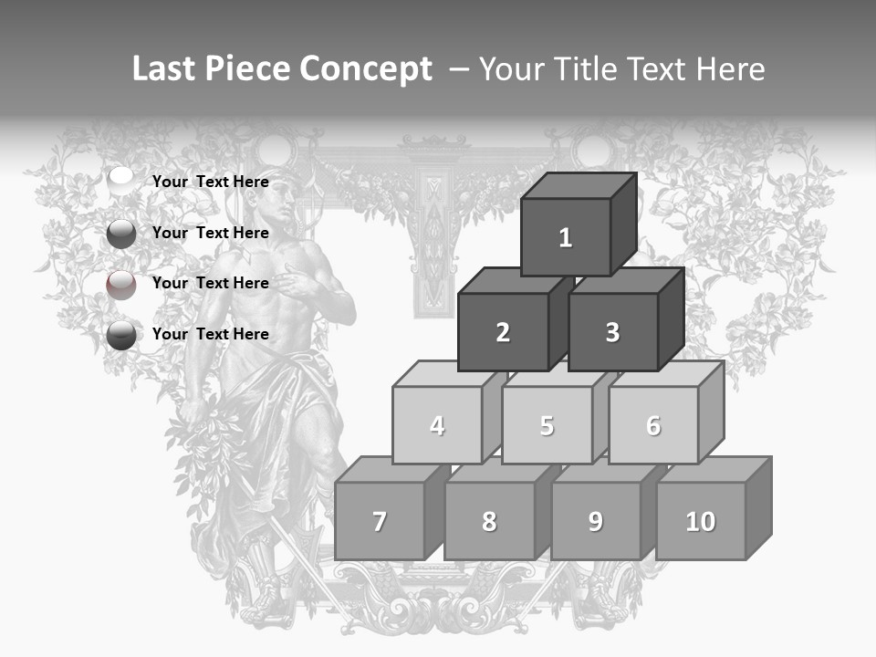 Rose Element Graphic PowerPoint Template