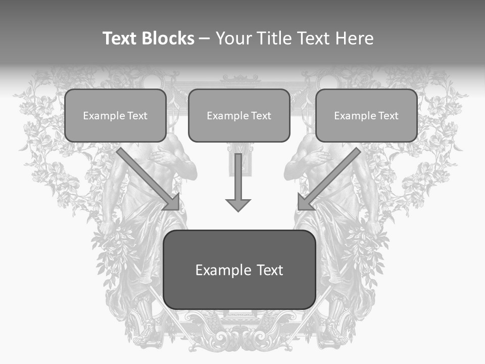 Rose Element Graphic PowerPoint Template