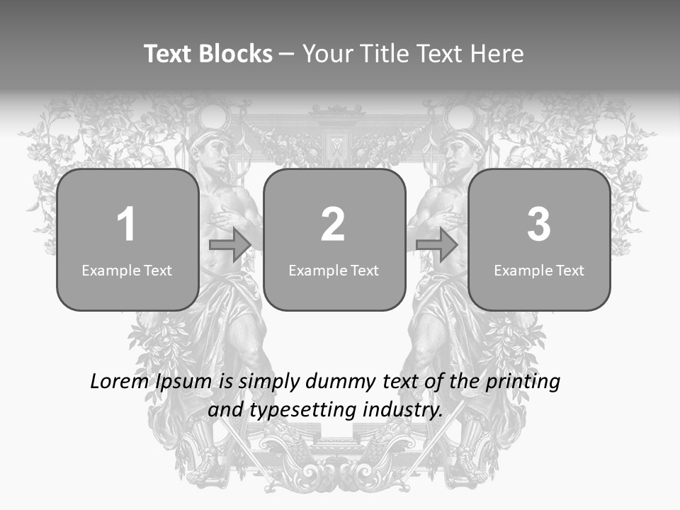 Rose Element Graphic PowerPoint Template