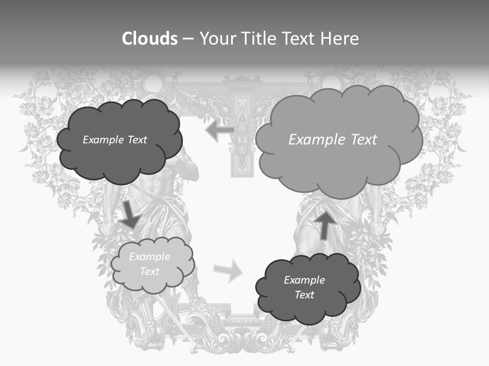 Rose Element Graphic PowerPoint Template