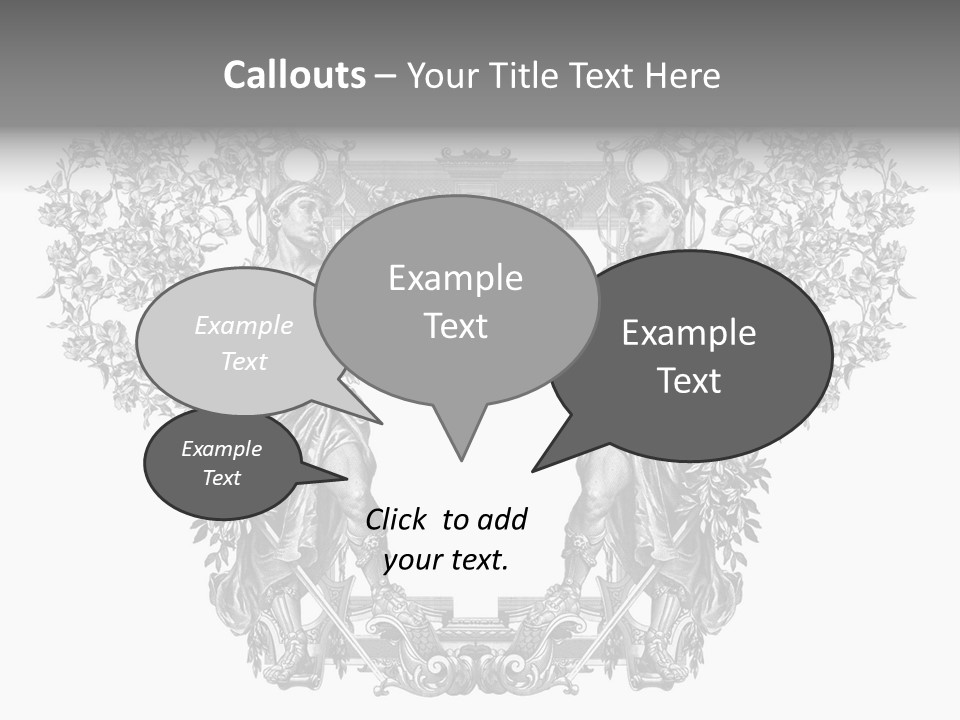 Rose Element Graphic PowerPoint Template