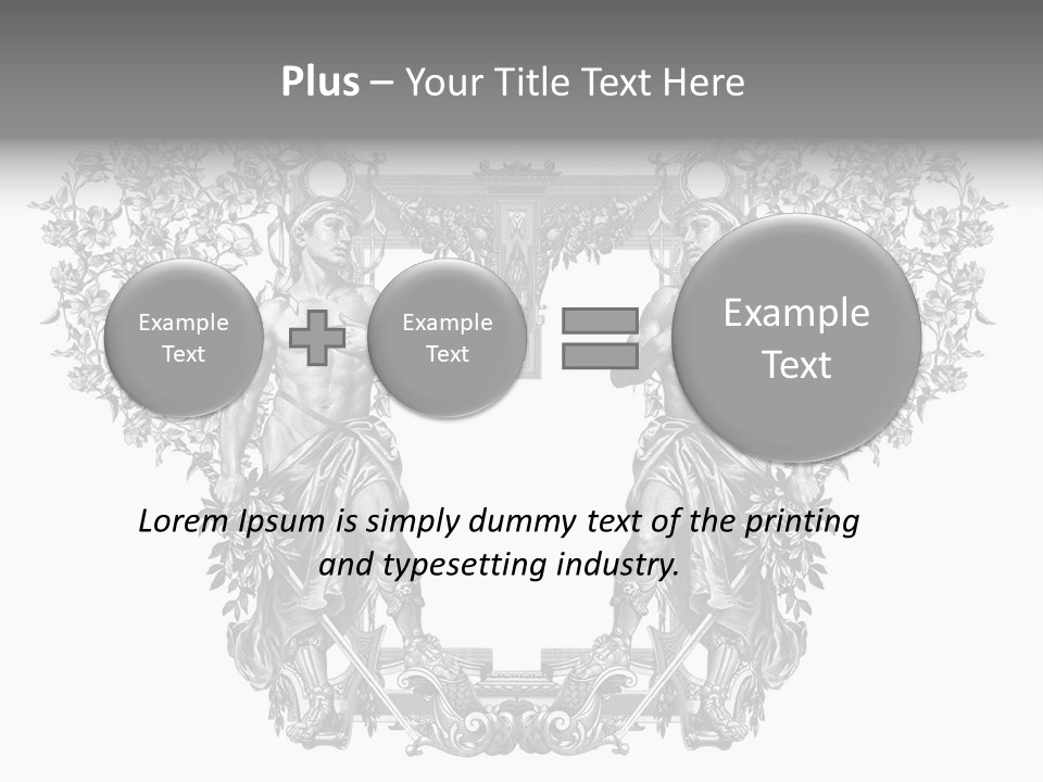 Rose Element Graphic PowerPoint Template