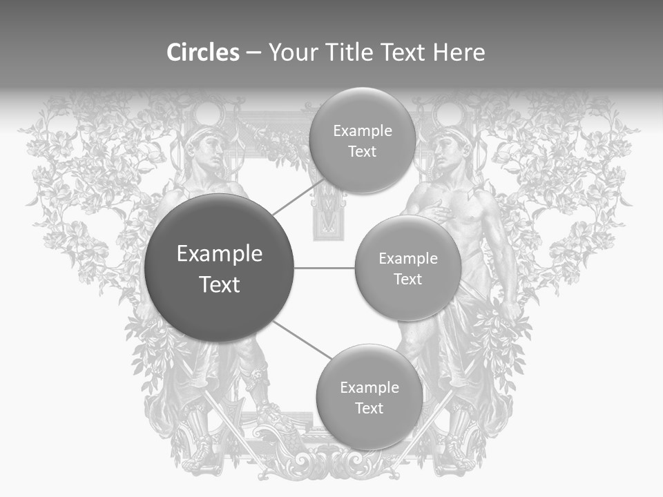 Rose Element Graphic PowerPoint Template