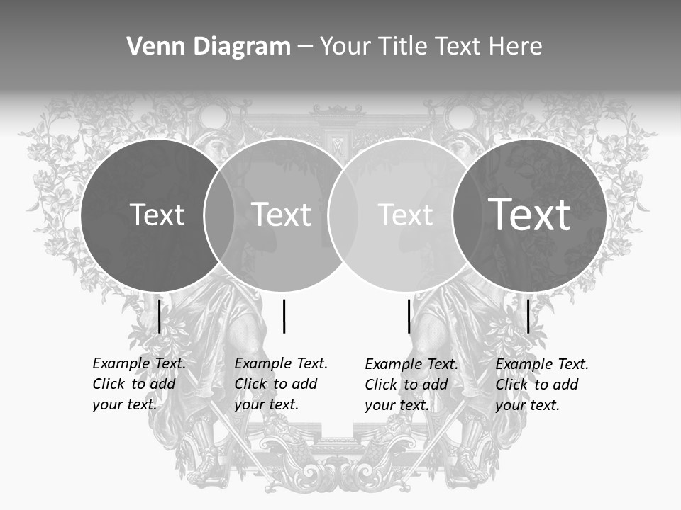 Rose Element Graphic PowerPoint Template