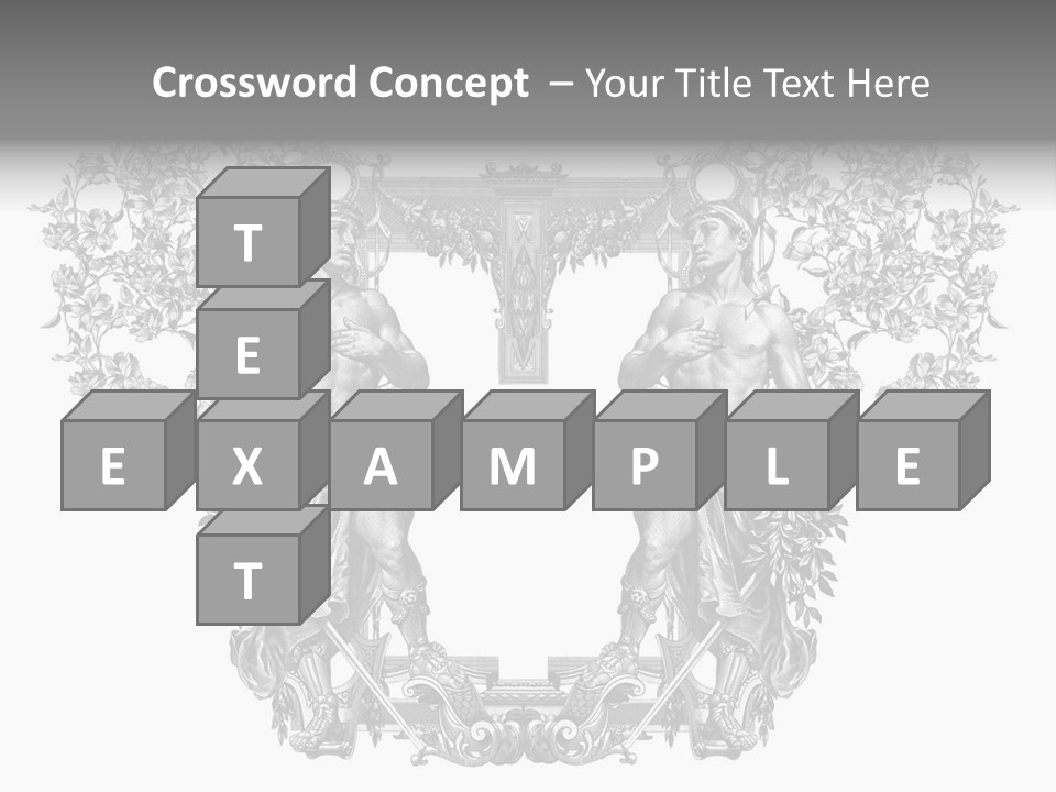 Rose Element Graphic PowerPoint Template