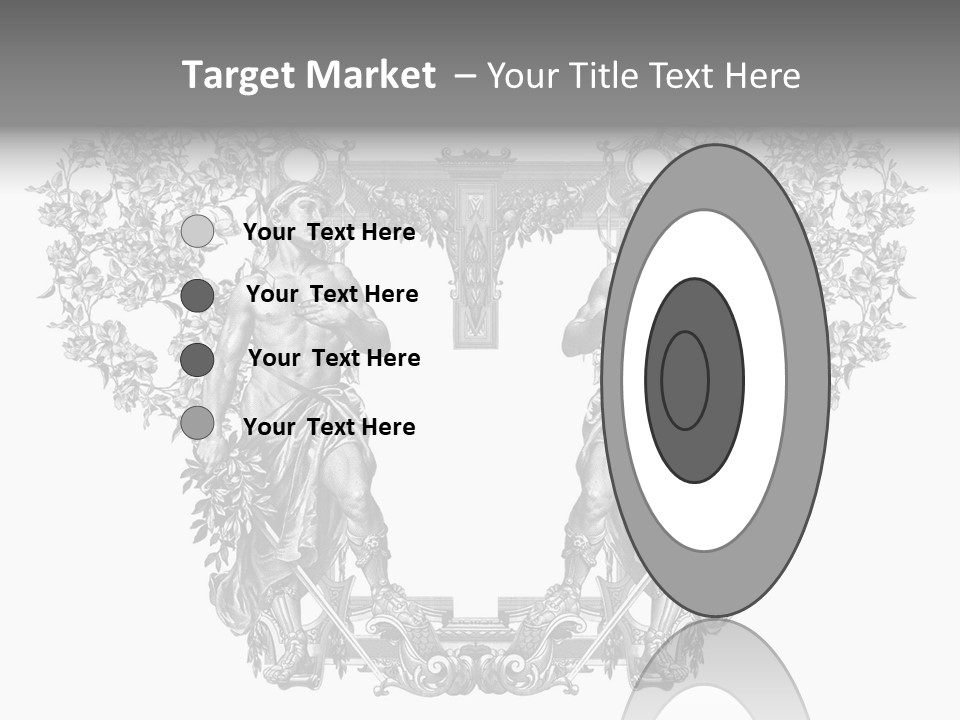 Rose Element Graphic PowerPoint Template