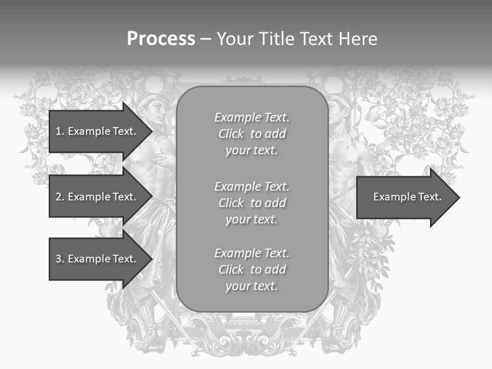 Rose Element Graphic PowerPoint Template