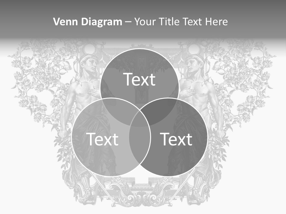 Rose Element Graphic PowerPoint Template