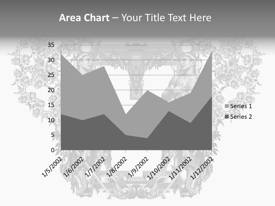 Rose Element Graphic PowerPoint Template