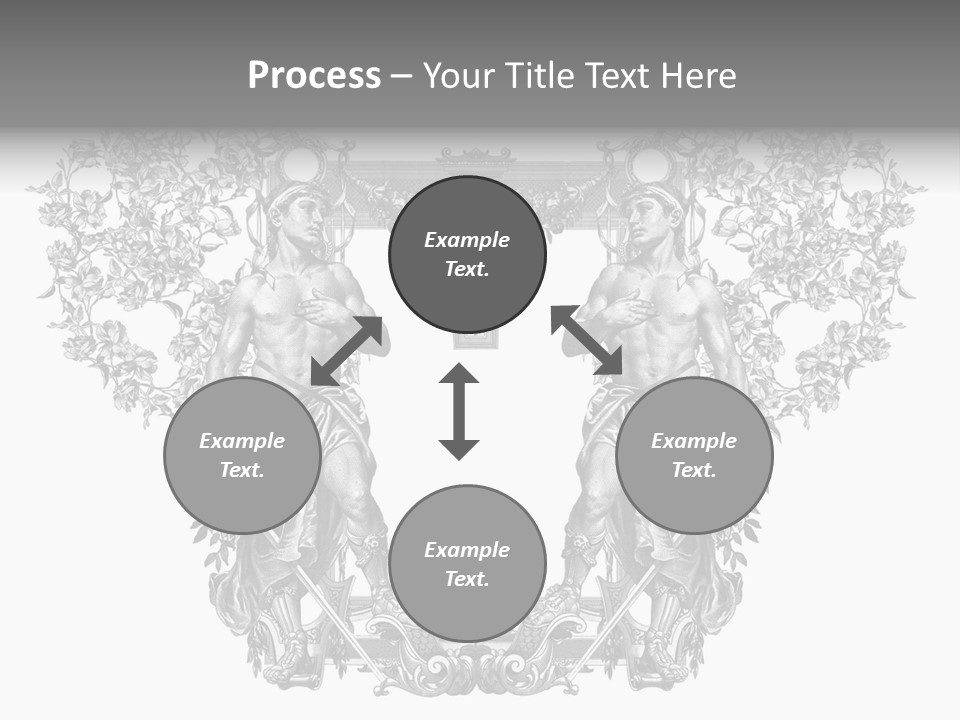 Rose Element Graphic PowerPoint Template