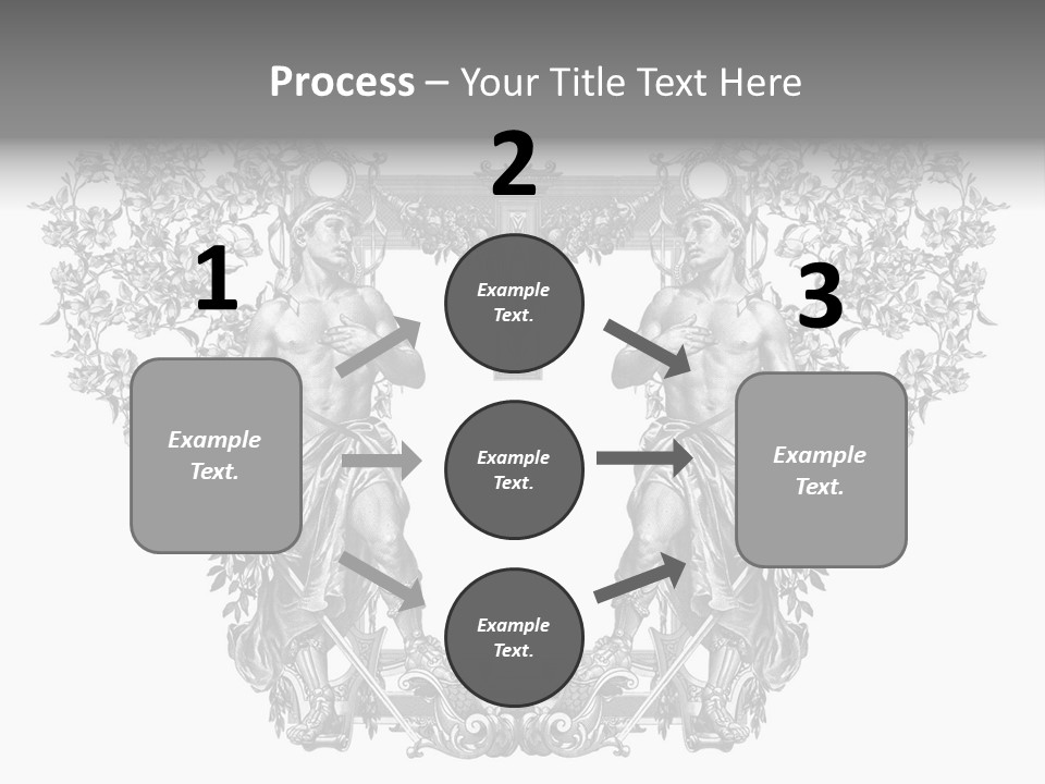Rose Element Graphic PowerPoint Template