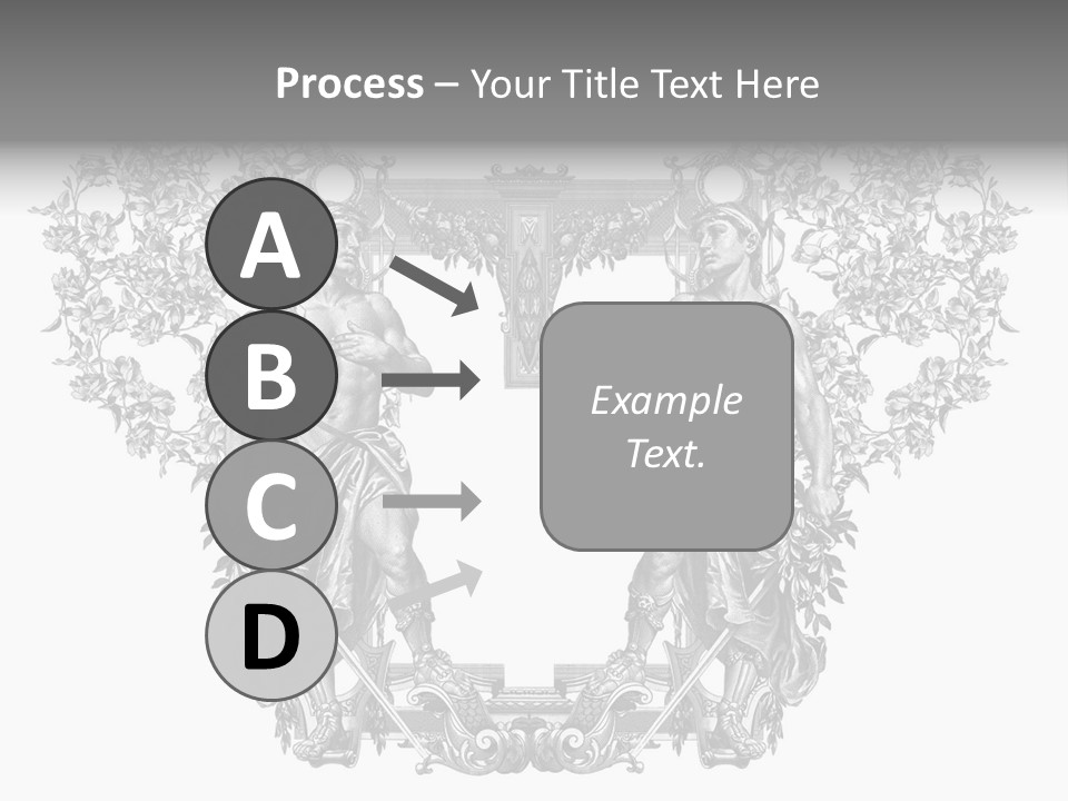 Rose Element Graphic PowerPoint Template