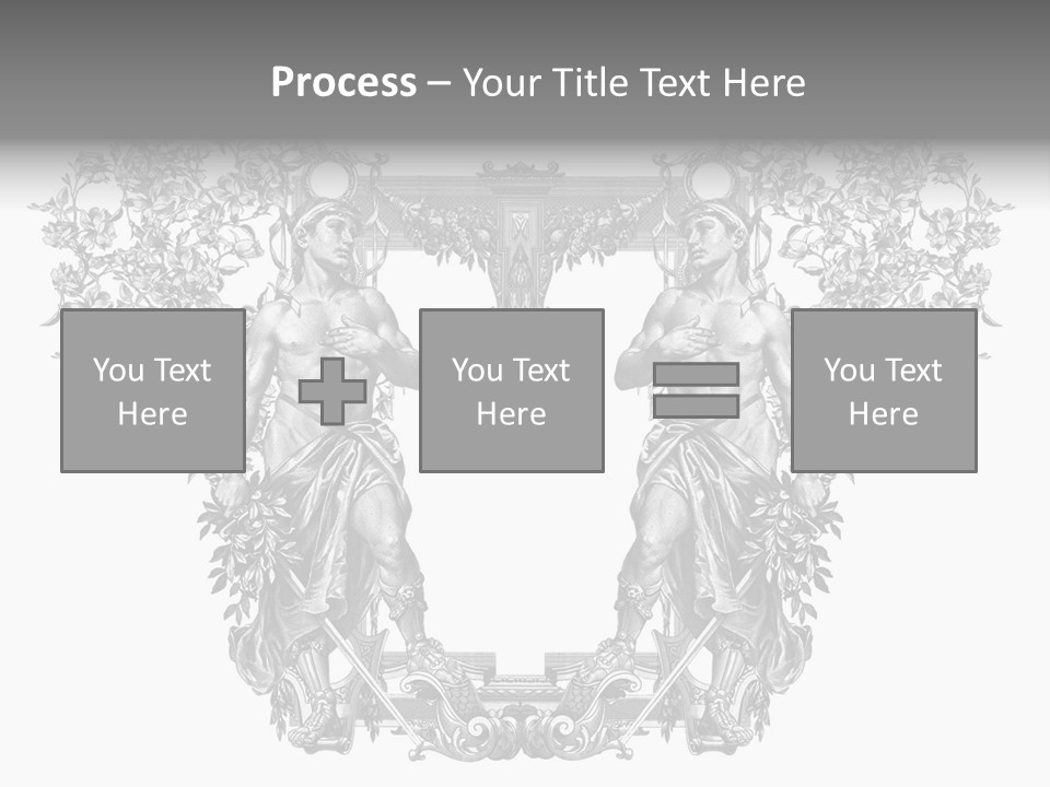 Rose Element Graphic PowerPoint Template