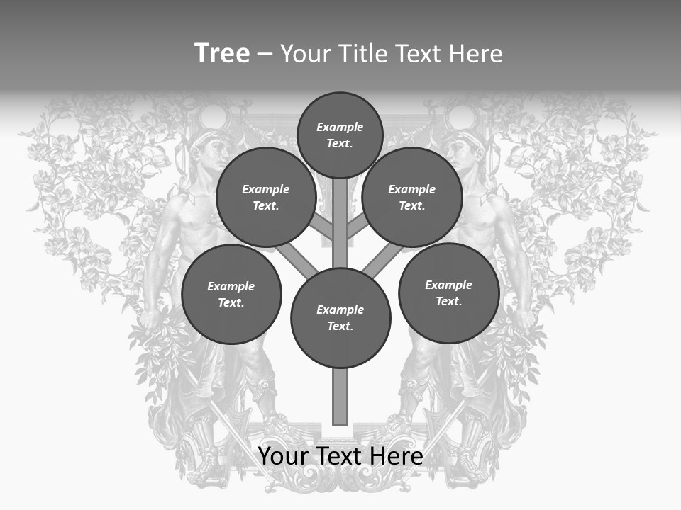 Rose Element Graphic PowerPoint Template