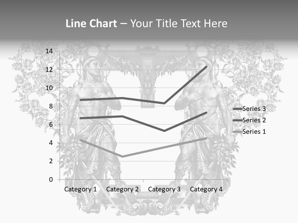 Rose Element Graphic PowerPoint Template