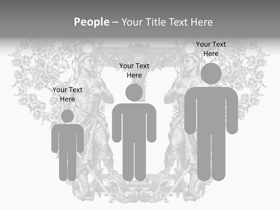 Rose Element Graphic PowerPoint Template