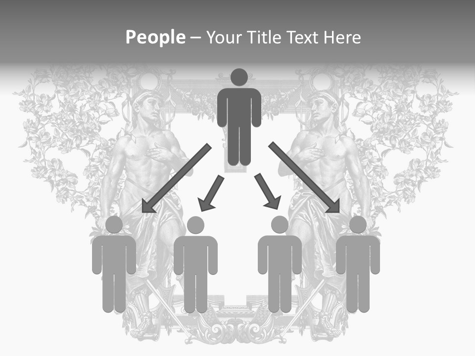 Rose Element Graphic PowerPoint Template