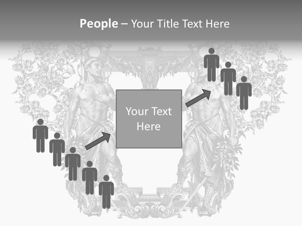 Rose Element Graphic PowerPoint Template