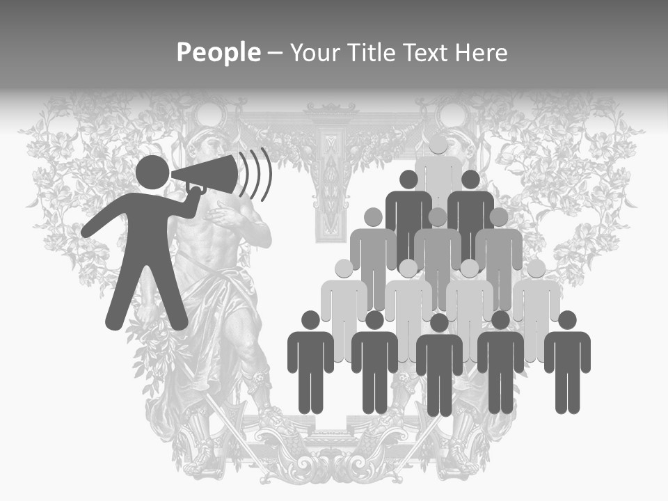 Rose Element Graphic PowerPoint Template