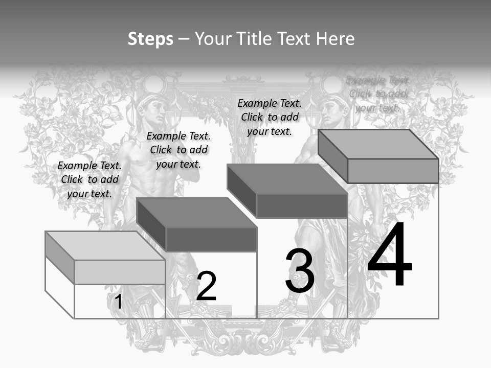 Rose Element Graphic PowerPoint Template