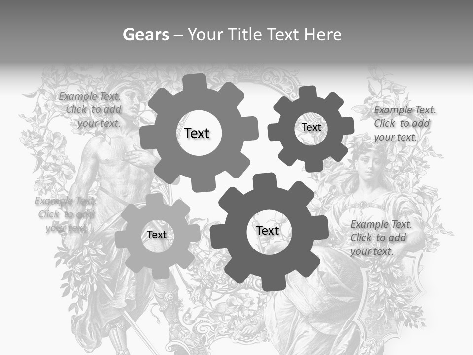 Ornament Graphic Art PowerPoint Template