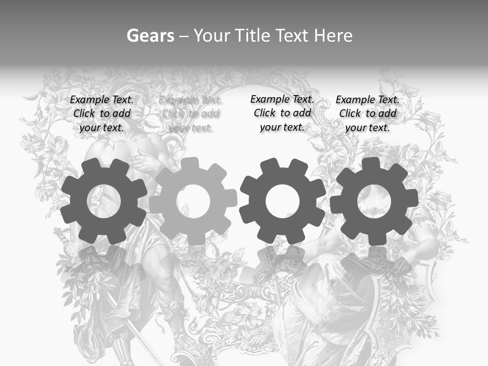 Ornament Graphic Art PowerPoint Template