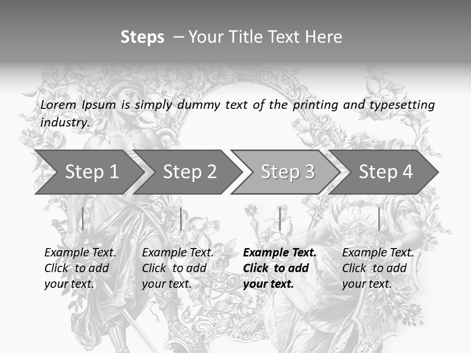 Ornament Graphic Art PowerPoint Template