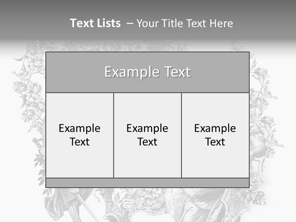 Ornament Graphic Art PowerPoint Template