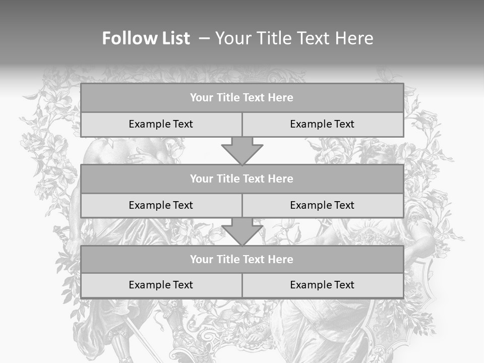 Ornament Graphic Art PowerPoint Template