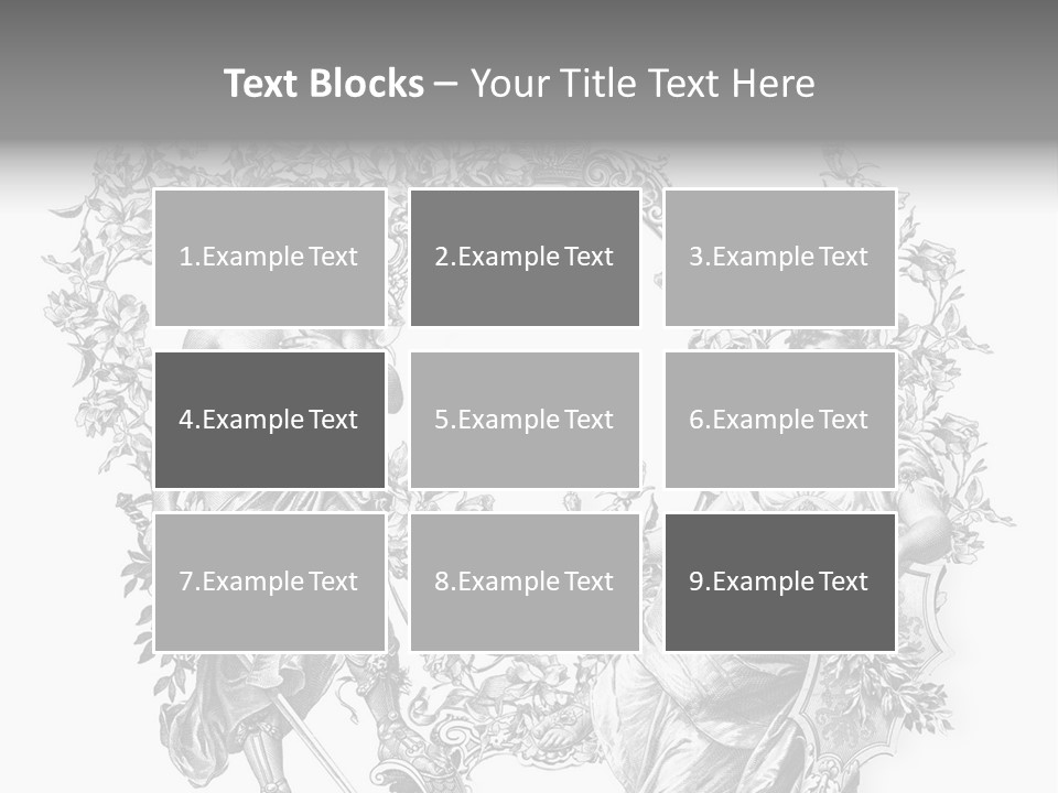 Ornament Graphic Art PowerPoint Template