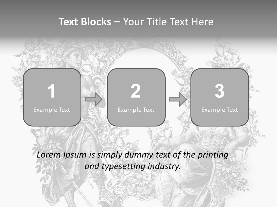 Ornament Graphic Art PowerPoint Template