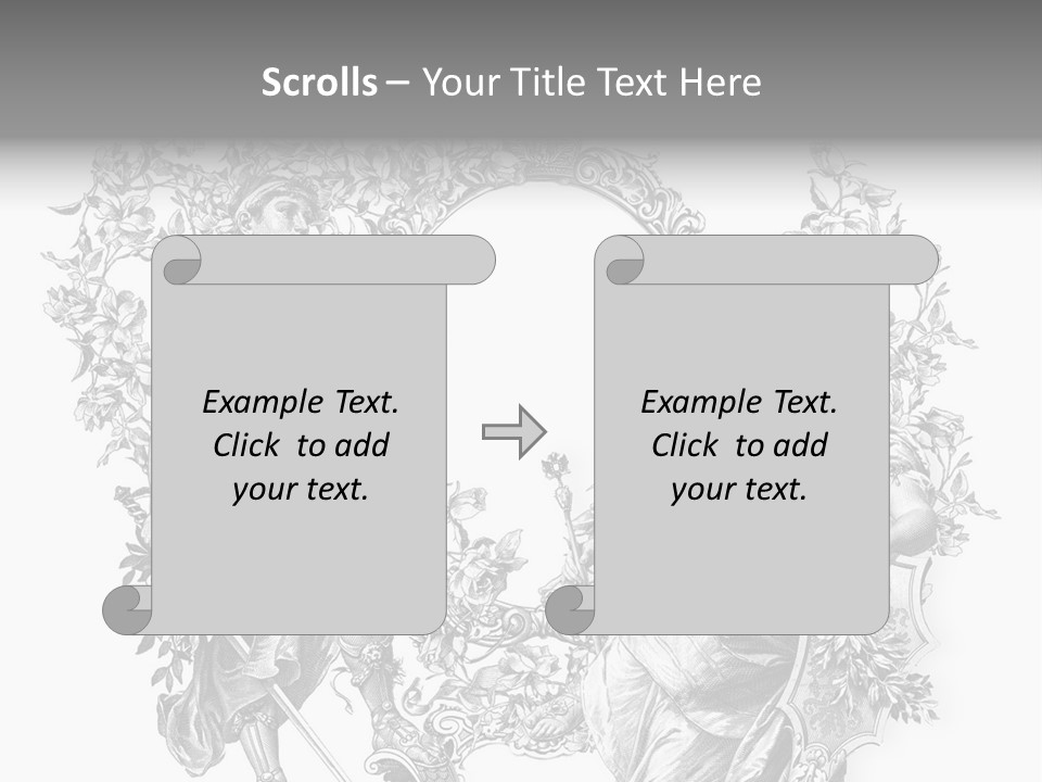 Ornament Graphic Art PowerPoint Template
